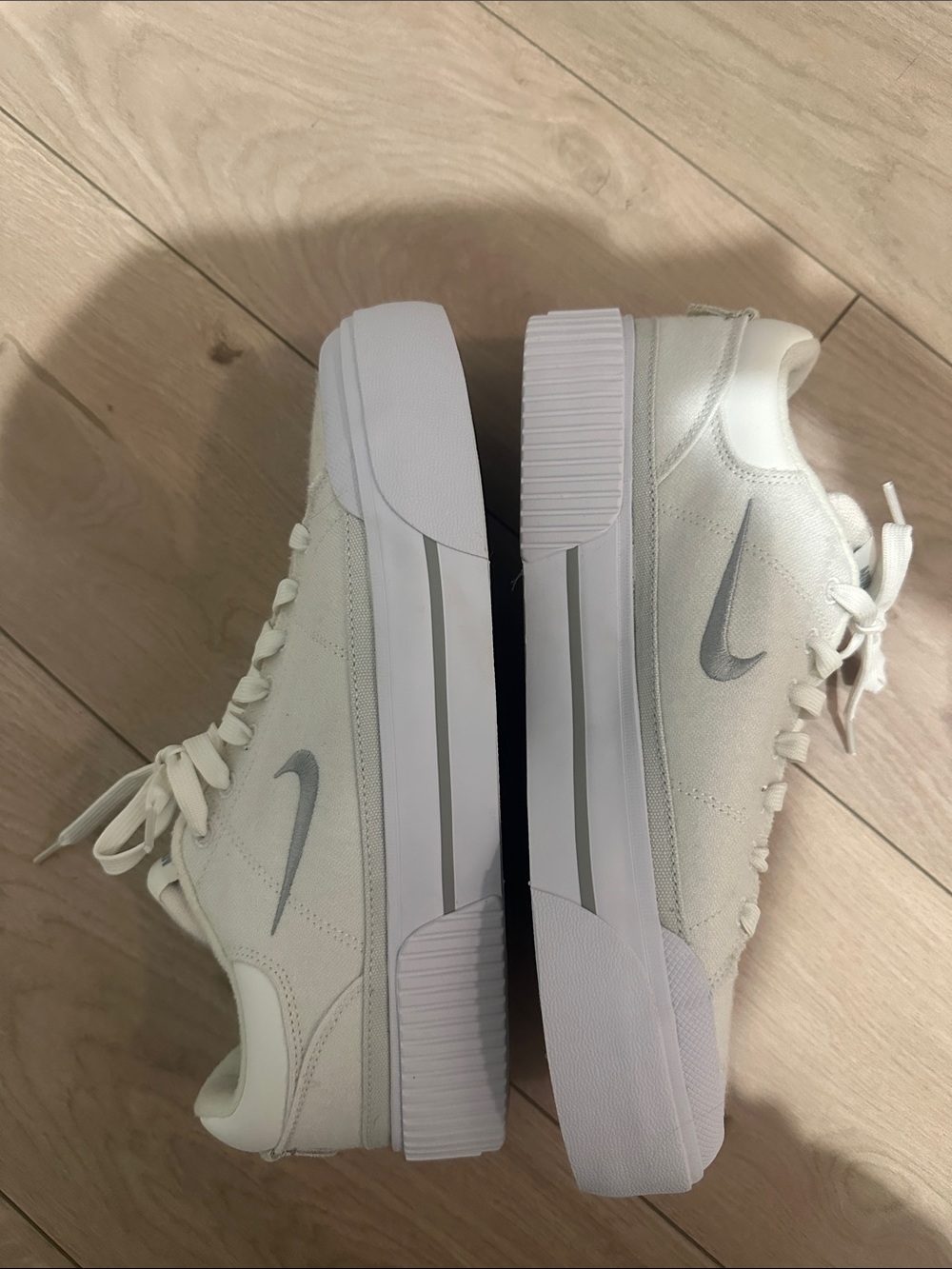 Nike Wmns Court Legacy Lift White Light Smoke Grey size 11 women’s